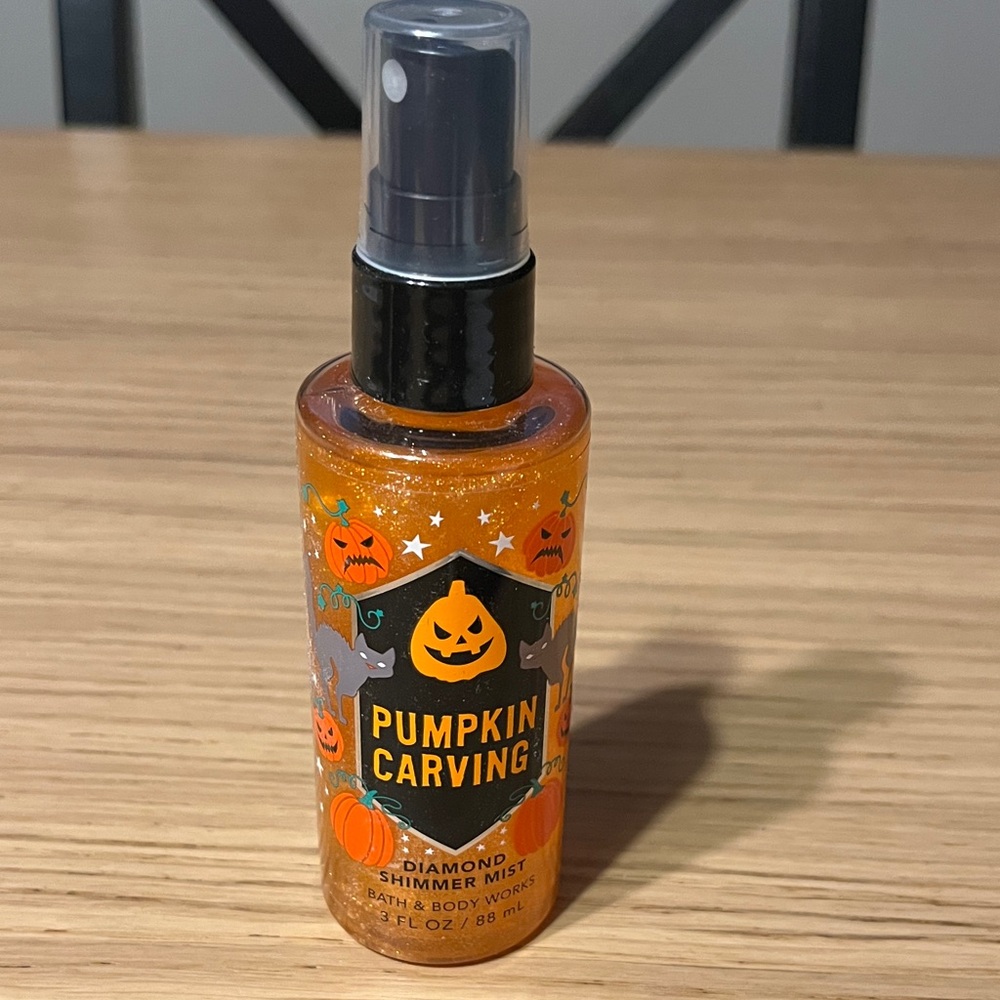 Bath & Body Works Diamond Shimmer Mist. Pumpkin Carving.